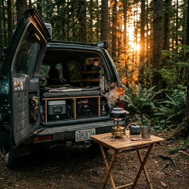Cocina Microcamper: El Arte de Comer Bien en un Coche